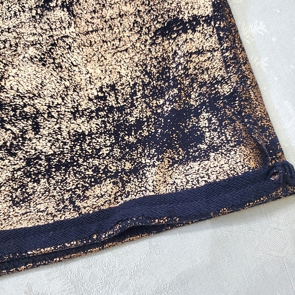 Art Class Girls Set Copper Metallic & Black L/S Top Size 10/12 & Skirt Size 7/8 - Picture 10 of 11